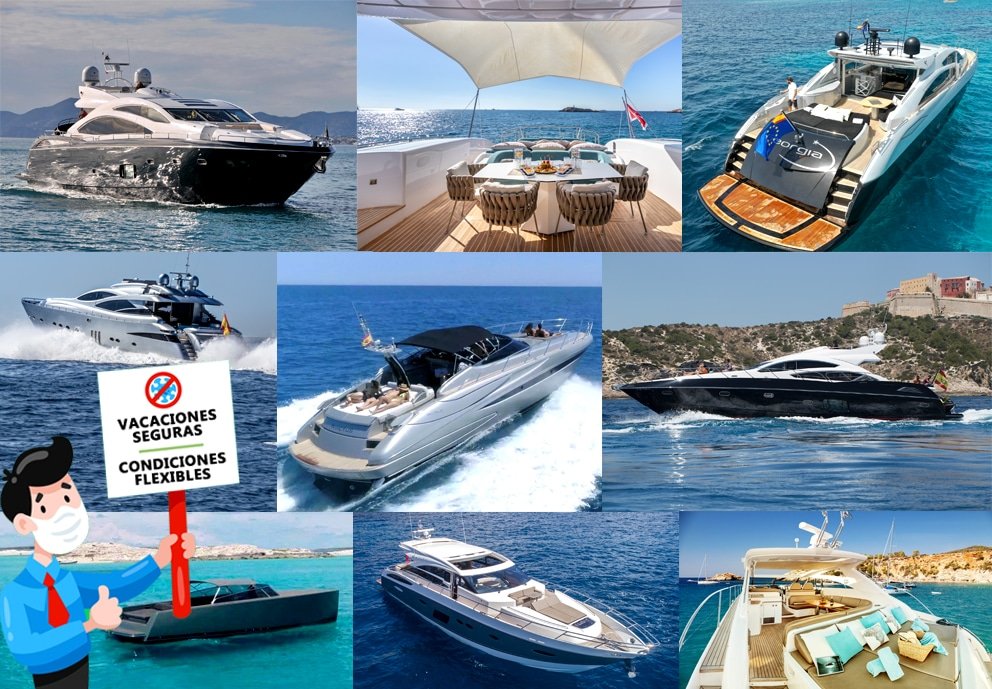 Alquiler de yates seguros en ibiza